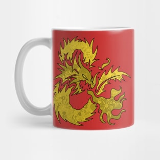 Golden Dragon Mug